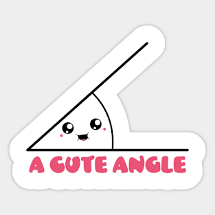 A Cute Angle Sticker